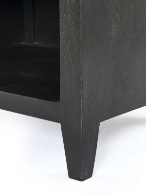 Westover Nightstand - Flint Black