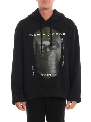 Ih Nom Uh Nit Runway Division Printed Hoodie