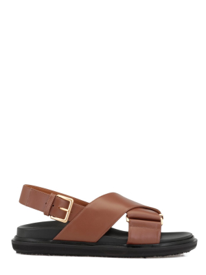 Marni Criss-cross Fussbett Sandals