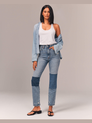 Ultra High Rise Ankle Straight Jeans