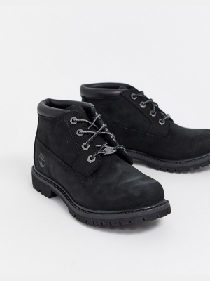 Timberland Nellie Chukka Black Leather Ankle Boots