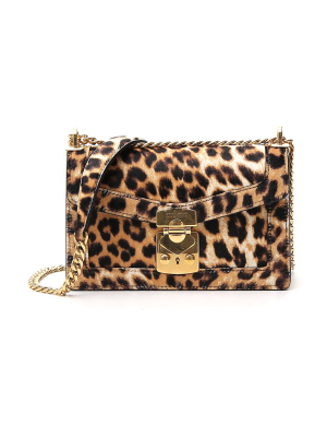 Miu Miu Leopard Print Shoulder Bag