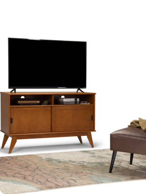 Tierney Solid Hardwood Mid Century Tall Tv Media Stand For Tvs Up To 60" - Wyndenhall