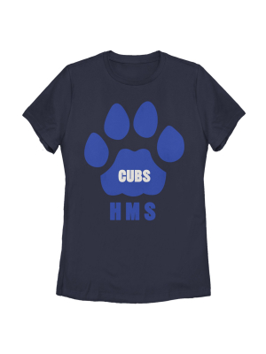 Women's Stranger Things Hawkins Middle School Cubs Logo T-shirt