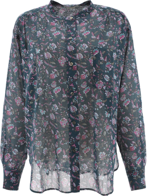 Isabel Marant Étoile Floral Printed Buttoned Shirt