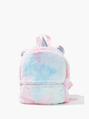 Girls Faux Fur Unicorn Backpack (kids)