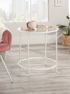 Anda Norr Side Table White - Sauder