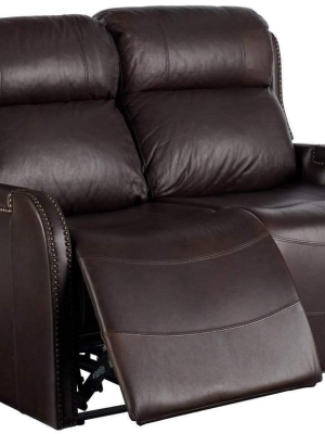 Alchemy Living Shift Martin Loveseat - Brown