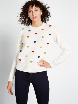 Blowing Bobbles Pullover Sweater