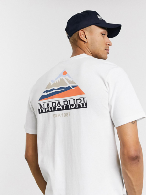 Napapijri Sole Graphic T-shirt In White