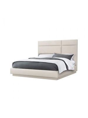 Quadrant California King Bed In Pearl