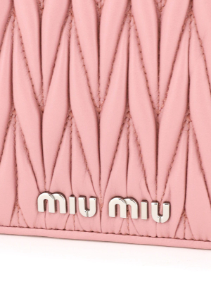 Miu Miu Matelassé Shoulder Bag