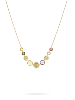 Marco Bicego® Jaipur Color Collection 18k Yellow Gold Mixed Gemstone Necklace