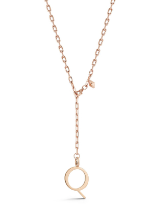 Woolf 18k Rose Gold Initial And Number Charms