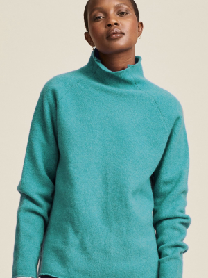 Jane Merino Wool Sweater | Teal