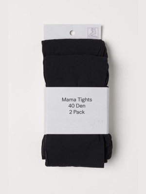 Mama 2-pack 40 Denier Tights