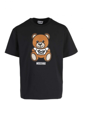 Moschino Kids Teddy Bear Embroidered T-shirt