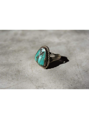 Rough Shape Turquoise Ring | Vintage