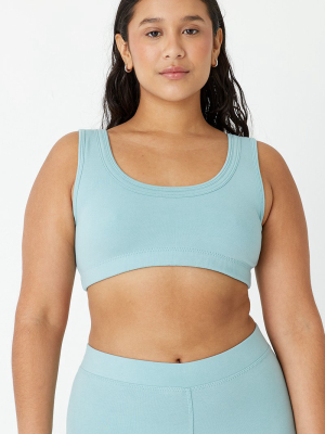 Final Sale- Organic Cotton Double Band Bra