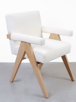 Jeanneret Dining Armchair - Upholstered