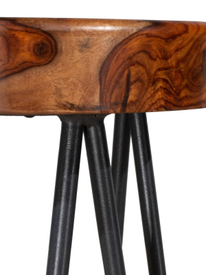 Pembra Backless Counter Height Stool With Wood Seat Natural - Hillsdale Furniture