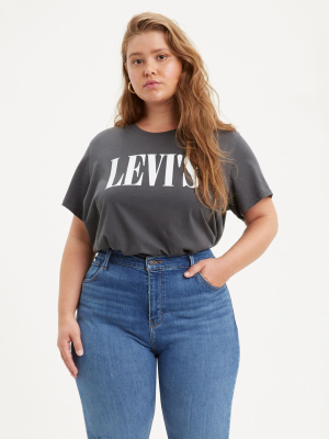 Levi's® Serif Logo Graphic Tee Shirt (plus Size)