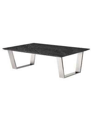 Nuevo Catrine Coffee Table - Black Wood Vein