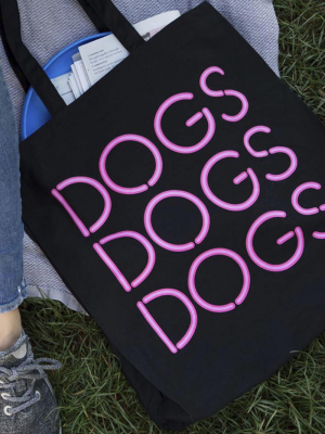 Bark Dogs Dogs Dogs Tote