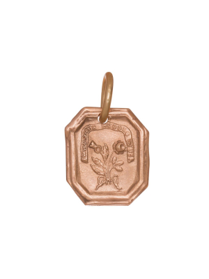 Rose & Thistle Pendant - Rose Gold