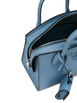 Prada Monochrome Saffiano Tote Bag