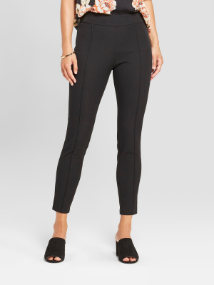 Women's Skinny Cropped Pintuck Pants - A New Day™