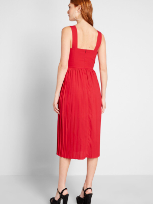 Pleat For Me Sleeveless Dress