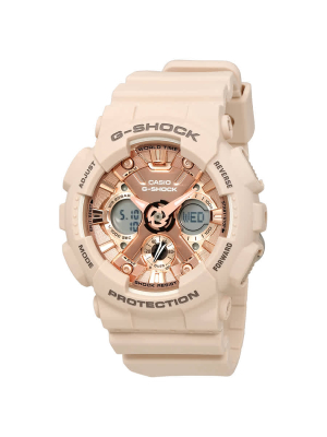 Casio G-shock Rose Gold-tone Dial Unisex Watch Gma-s120mf-4acr