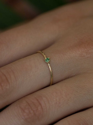 Minutia Emerald Ring- Web Exclusive