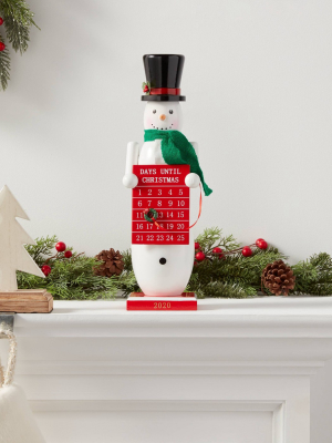 14" Snowman Countdown Nutcracker - Wondershop™