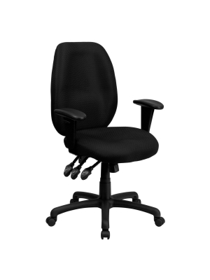 Ergonomic Executive Swivel Office Chair Black - Flash Furniture