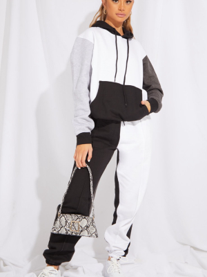 Petite Monochrome Colour Block Jogger