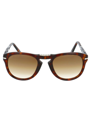 Persol 714 Round Frame Folding Sunglasses