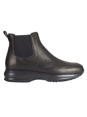 Hogan Round-toe Chelsea Boots