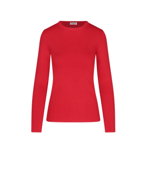 Balenciaga Logo Motif Long-sleeve Top