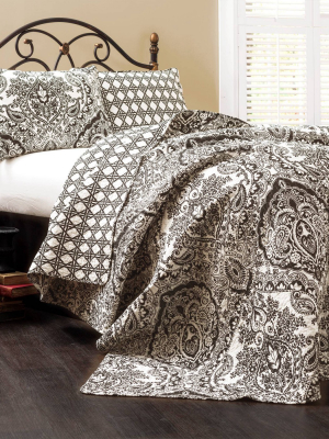 Aubree 3 Piece Quilt Set - Lush Décor