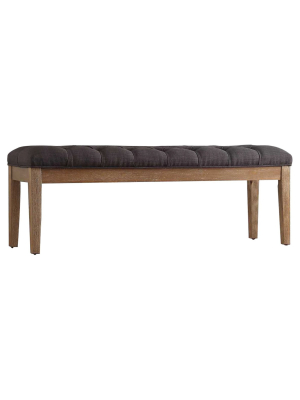 Beechhurst Button Tufted Bench Wood - Inspire Q