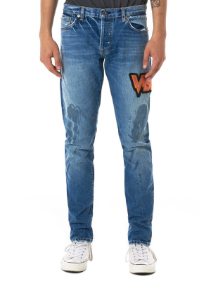 Graphic Applique Denim (voe24-original-wash)