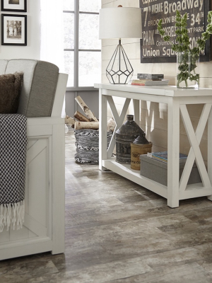 Seaside Lodge Console Table - Off White - Home Styles