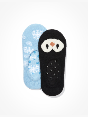 Ae Penguin No-show Socks 2-pack