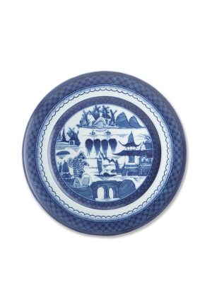 Mottahedeh Dinner Plate, Blue Canton