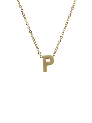 "p" Monogram