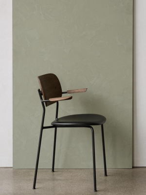 Co Chair With Armrests: Seat Upholstered