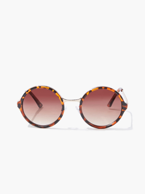 Round Tortoiseshell Sunglasses