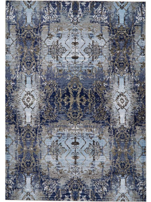 Feizy Rug Gaspar 3834f, Light Blue/sterling